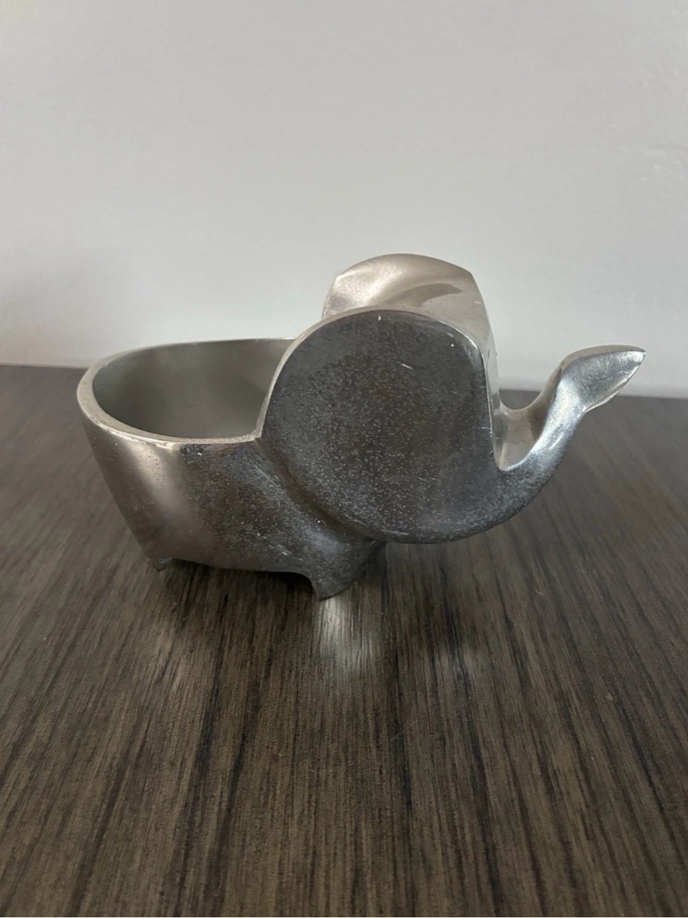 Kensie Silver Elephant Trinket Dish